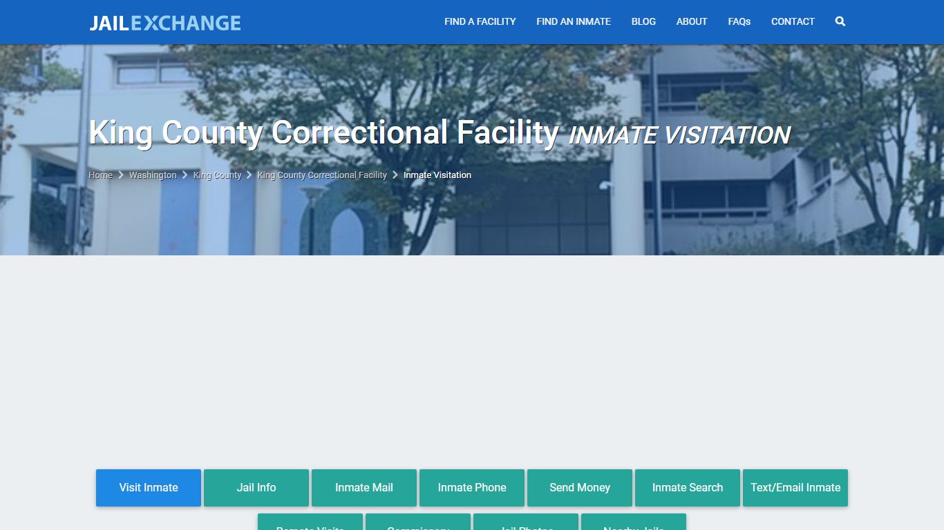 King County Correctional Facility Inmate Visitation - JAIL EXCHANGE